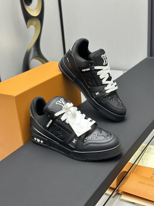 1AARES LV Trainer Sneaker Black 3 1AARES LV Trainer Sneaker Black