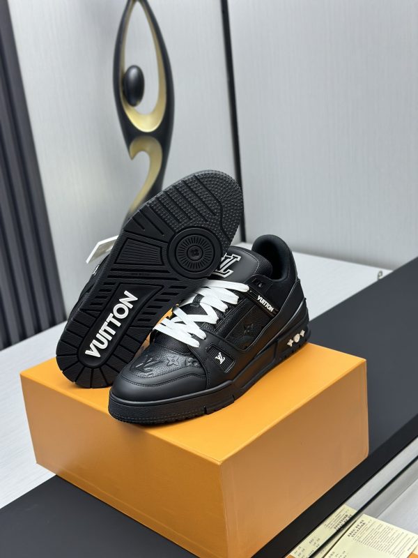 1AARES LV Trainer Sneaker Black 5 1AARES LV Trainer Sneaker Black