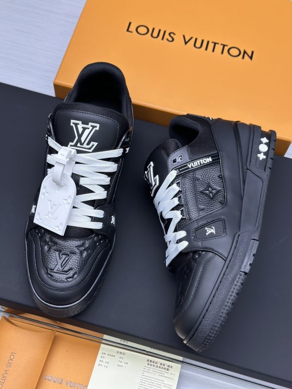 1AARES LV Trainer Sneaker Black 9 1AARES LV Trainer Sneaker Black