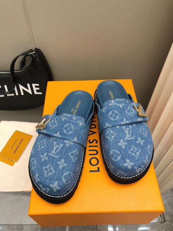 1AGVOO Nautical LV Cosy Comfort Mule Blue