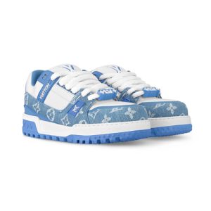 1AGZC4 LV Trainer Maxi Sneaker Blue