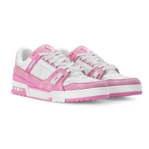 1AIKNL LV Trainer Sneaker Pink