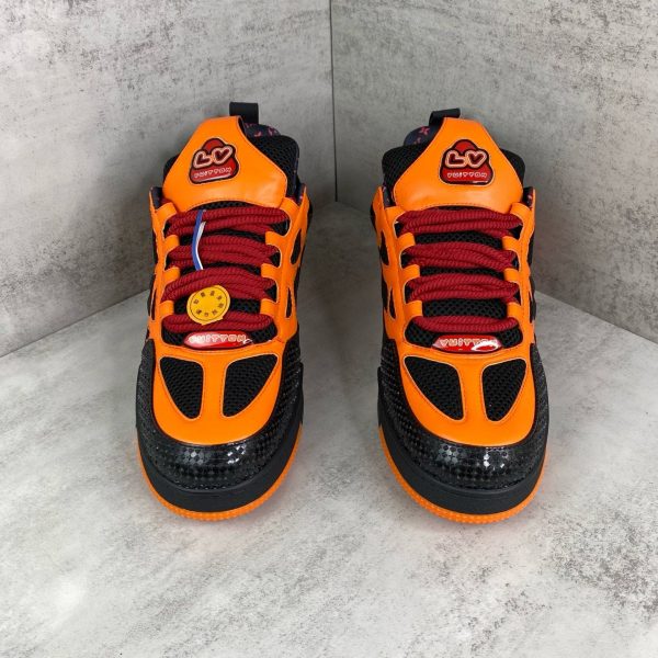 1AJ594 LV Skate Sneaker Orange 5 1AJ594 LV Skate Sneaker Orange