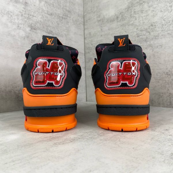 1AJ594 LV Skate Sneaker Orange 7 1AJ594 LV Skate Sneaker Orange