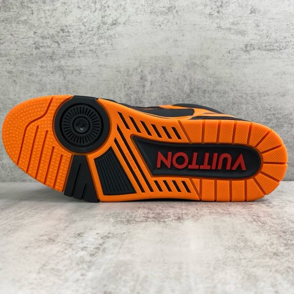 1AJ594 LV Skate Sneaker Orange 9 1AJ594 LV Skate Sneaker Orange