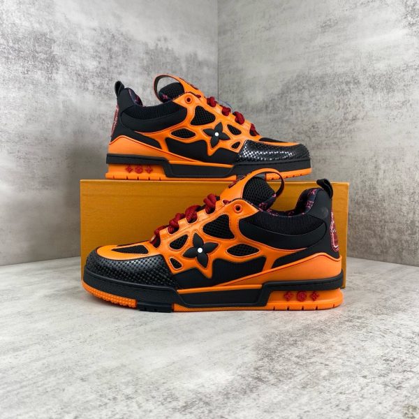 1AJ594 LV Skate Sneaker Orange 3 1AJ594 LV Skate Sneaker Orange
