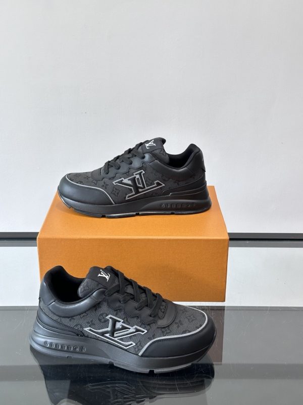 1AJ697 LV Classic Sneaker Black 5 1AJ697 LV Classic Sneaker Black