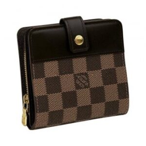 Zipped Compact N61668 Brown
