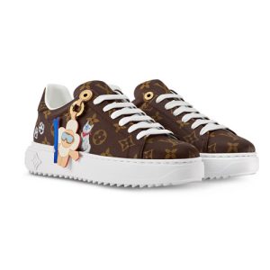 LV 1AIVIB Time Out Sneaker Cacao Brown