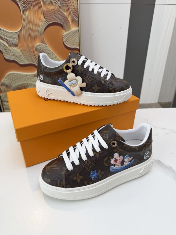 LV 1AIVIB Time Out Sneaker Cacao Brown