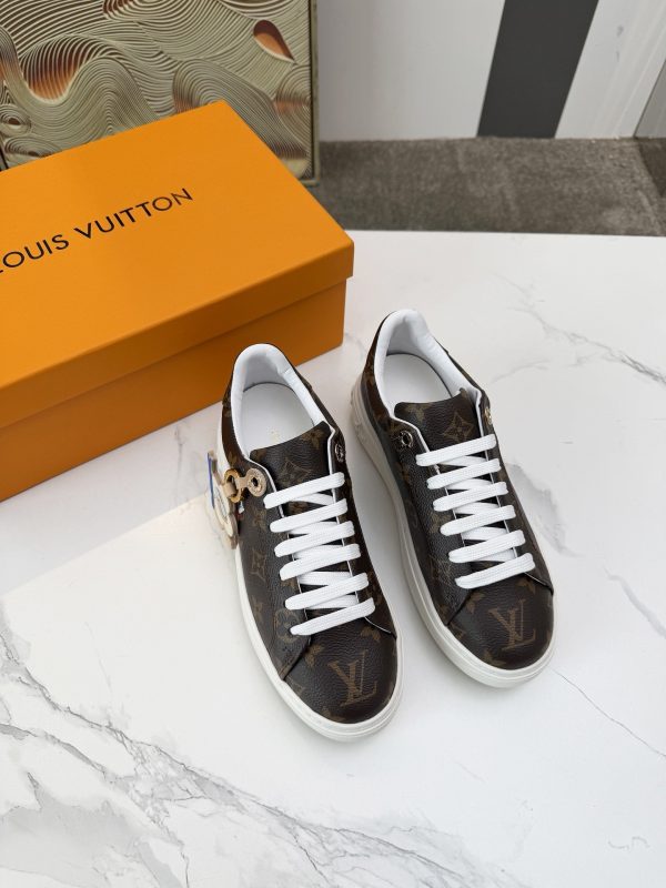 LV 1AIVIB Time Out Sneaker Cacao Brown