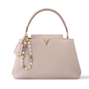 LV M12929 Capucines MM Souple Greige