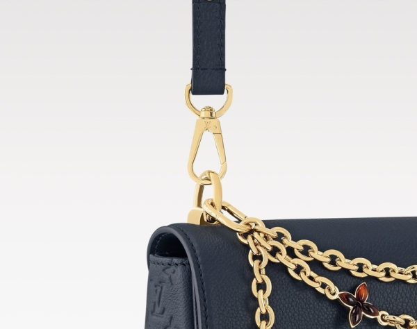 LV M14342 Twist MM Slim Navy