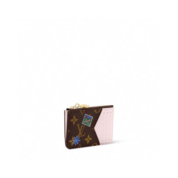 LV M15333 Romy Card Holder Monogram Snowy Pearl