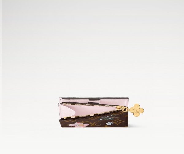 LV M15334 Lisa Wallet Monogram Snowy Pearl