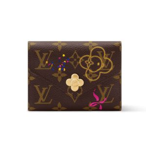 LV M15337 Victorine Wallet Monogram Frozen Orchid