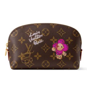 LV M15359 Cosmetic Pouch PM Fuchsia