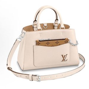 LV M20520 Marelle Tote BB Quartz White