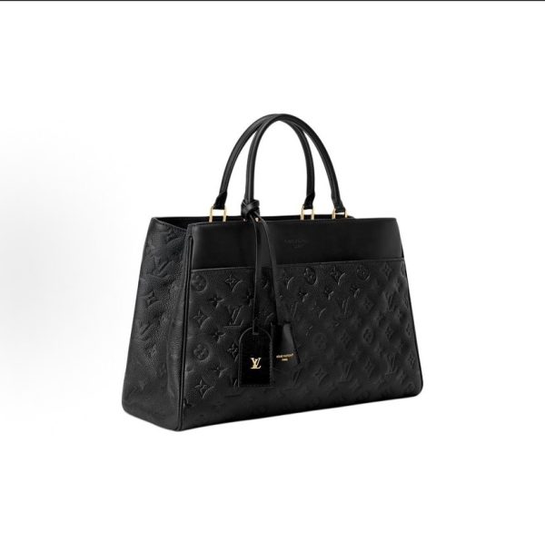LV M25575 Avenue MM Handbag Black