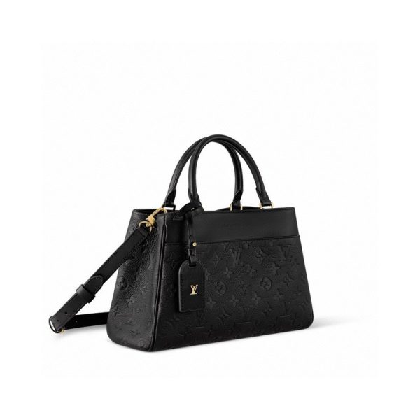 LV M25577 Avenue PM Handbag Black