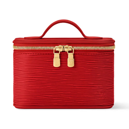 LV M25689 Nice Beauty Vanity Case Red 1 LV M25689 Nice Beauty Vanity Case Red