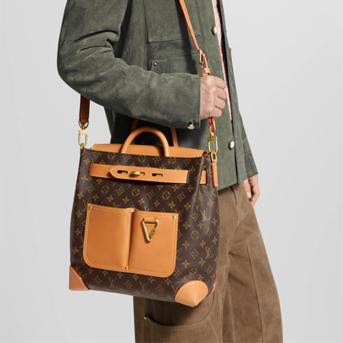 LV M25989 Steamer 30 Shoulder Bag 9 LV M25989 Steamer 30 Shoulder Bag