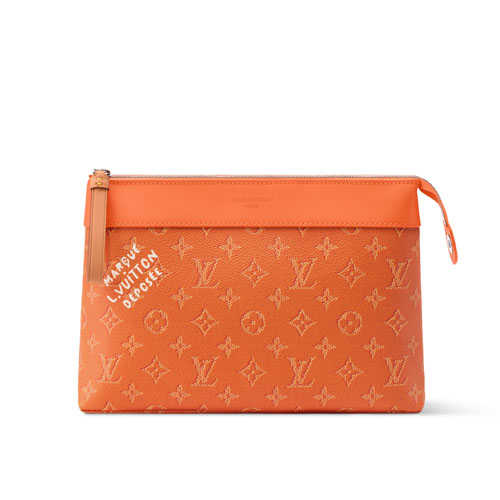 LV M26828 Pochette Voyage Souple Caramel 1 LV M26828 Pochette Voyage Souple Caramel