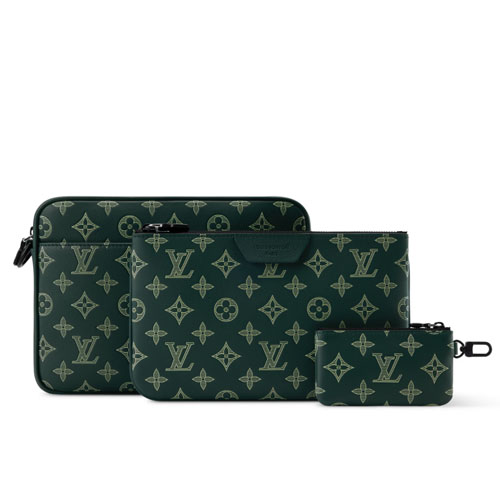 LV M27154 Trio Messenger Forest Green 7 LV M27154 Trio Messenger Forest Green