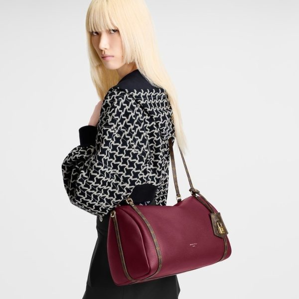 LV M27689 New Express MM Carmin Red