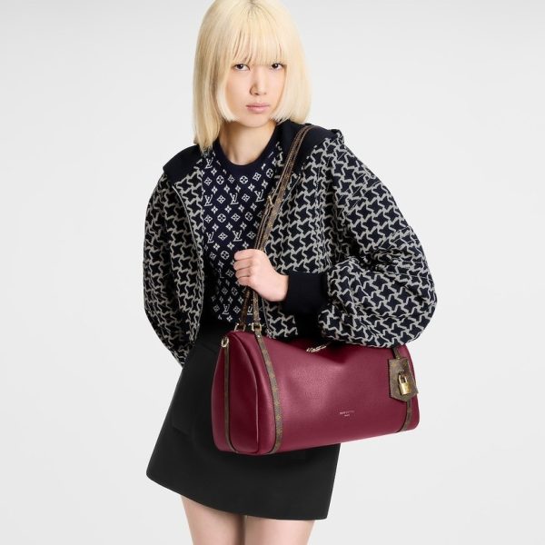 LV M27689 New Express MM Carmin Red