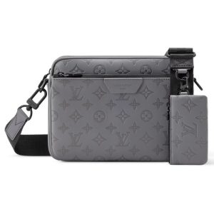 LV M46603 Trio Messenger Anthracite Gray