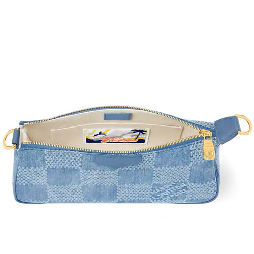 LV N00204 Pochette Accessories XL Denim Blue 5 LV N00204 Pochette Accessories XL Denim Blue