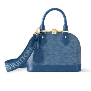 LV M14853 Alma BB Denim Blue