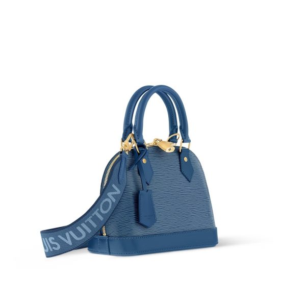 LV M14853 Alma BB Denim Blue 5 LV M14853 Alma BB Denim Blue