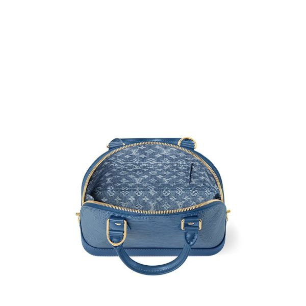LV M14853 Alma BB Denim Blue 9 LV M14853 Alma BB Denim Blue