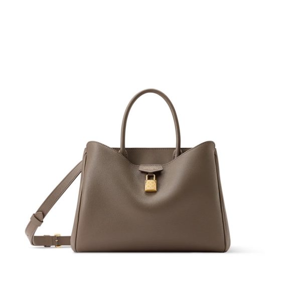 LV M27040 Vendome PM Handbag Taupe
