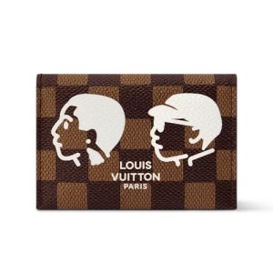 LV N40812 Slim Card Holder Brown