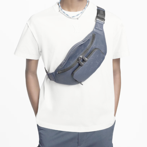 LV M14784 Rush Belt Bag Navy Blue 7 LV M14784 Rush Belt Bag Navy Blue