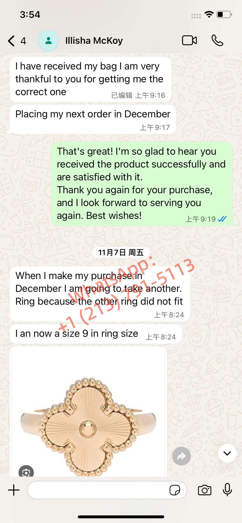 WhatsApp customer chat - Louis Vuitton Outlet Online