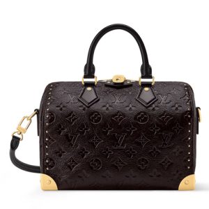 LV M26392 Speedy Trunk 25 Acajou