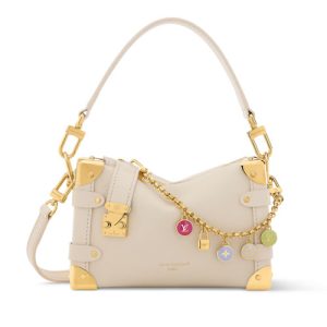 LV M27438 Side Trunk PM Chalk