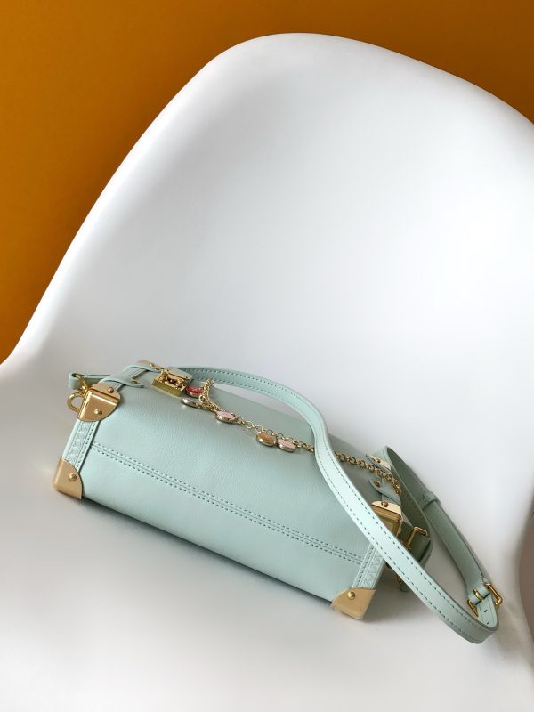 LV M27449 Side Trunk MM Jade Green