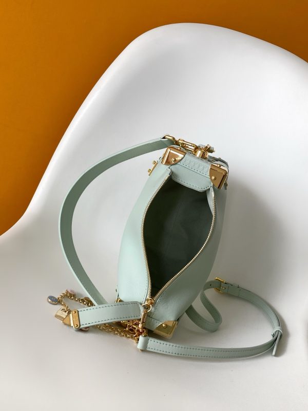 LV M27449 Side Trunk MM Jade Green