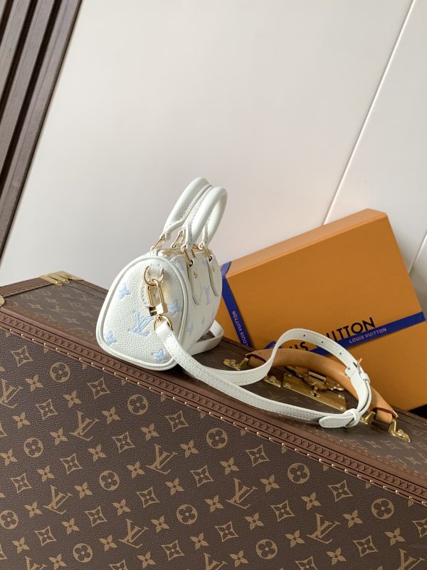 LV M27702 Nano Speedy Milky White Blue