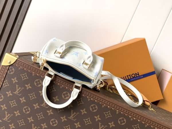 LV M27702 Nano Speedy Milky White Blue
