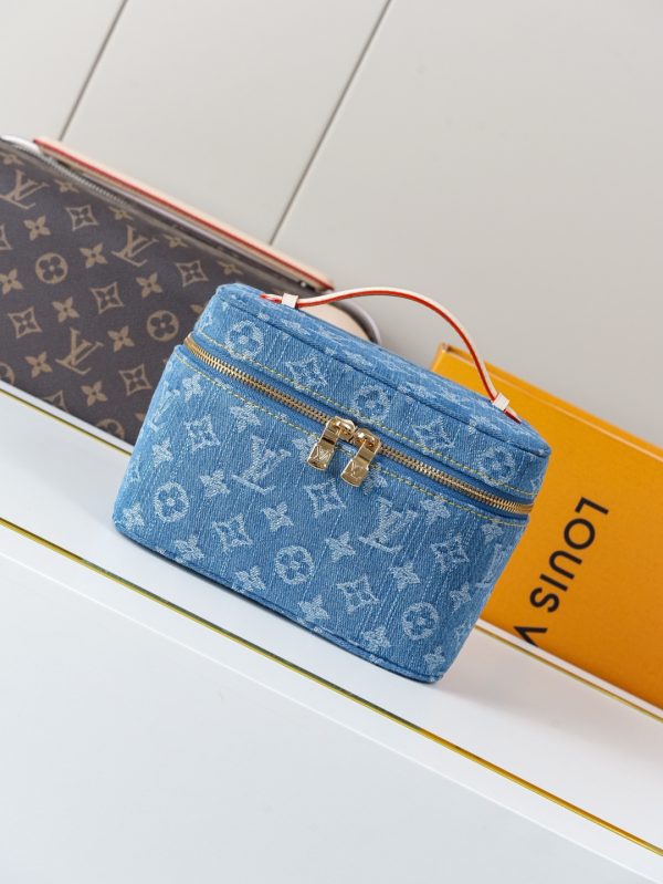 LV M27946 Nautical Nice Mini Blue Denim