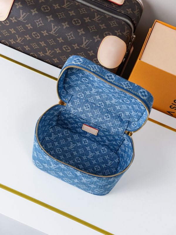 LV M27946 Nautical Nice Mini Blue Denim