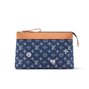 LV M27559 Pochette Voyage Souple Blue