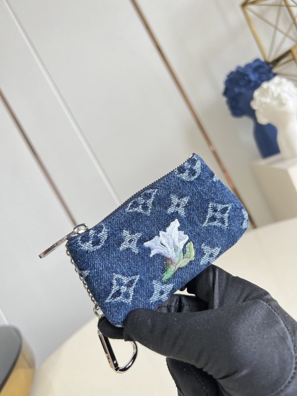 LV M27561 Pochette Clés Blue