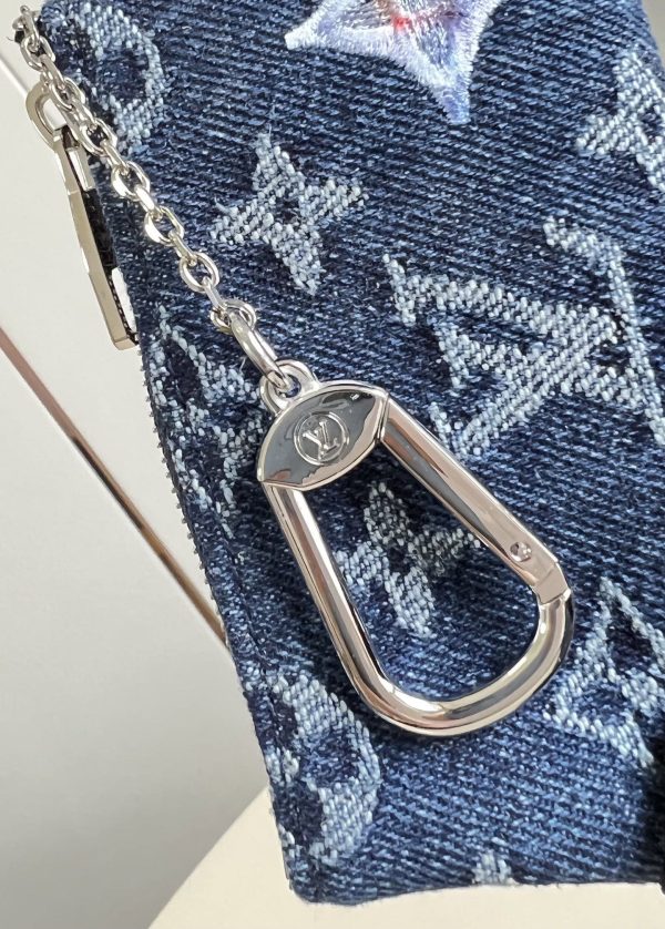 LV M27561 Pochette Clés Blue
